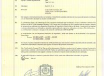 Light Atex Certificate (ES) - Faro ATEX