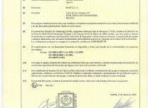 Resistence Box Atex Certificate (ES) - 
